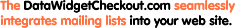 TheDataWidget.com seamlessly integrates mailing lists into your web site.